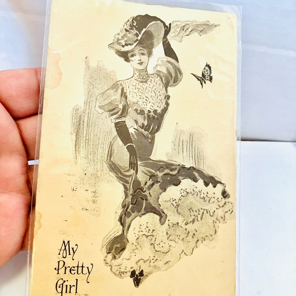 Vintage Early 1900’s Post Cards Lot(3) Posted  1 Cent Read Minor Marks - Picture 7 of 9